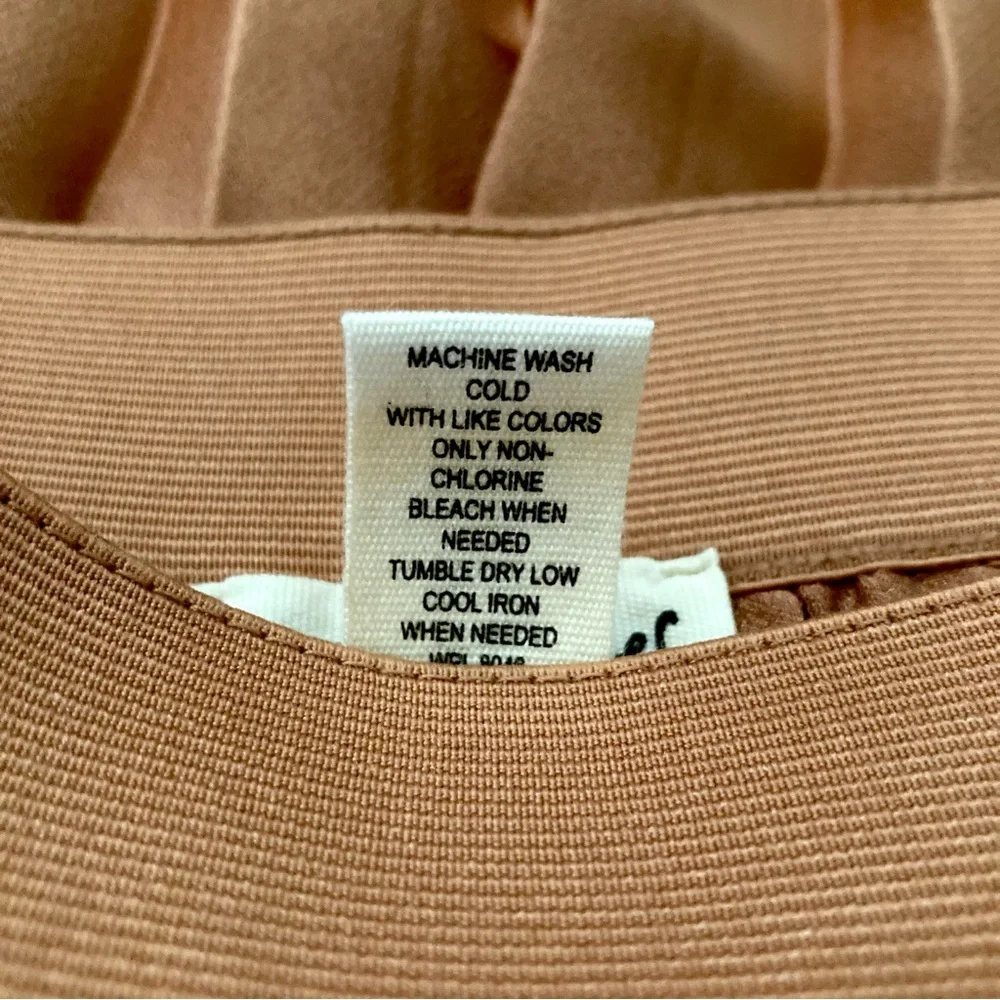 Maison Jules Copper Midi Skirt XS